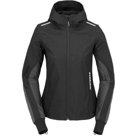 Bunda HOODIE ARMOR LIGHT LADY 2023, SPIDI, dámská (černá)