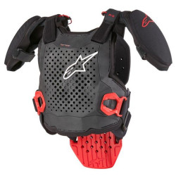 Chránič těla A-5 S 2,  ALPINESTARS, dětský (černý/červený) 2024