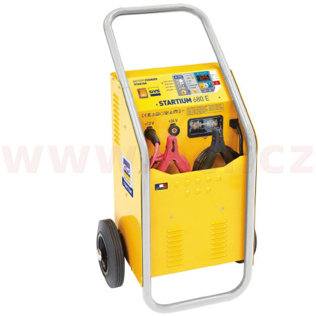 Nabíječka/startovací zdroj 12/24 V GYS STARTIUM 680E, (max. startovací proud 380 A)