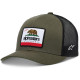 Kšiltovka CALI 2.0 HAT, ALPINESTARS (zelená)