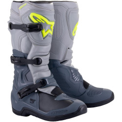 Boty TECH 3, ALPINESTARS (světle šedá/šedá/černá/žlutá fluo) 2024