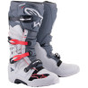 Boty TECH 7 ENDURO, ALPINESTARS (šedá/červená fluo/černá) 2024