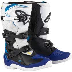 Boty TECH 3S YOUTH, ALPINESTARS, dětské (bílá/černá/modrá) 2024