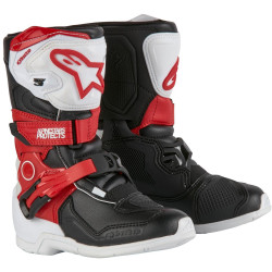Boty TECH 3S KIDS, ALPINESTARS, dětské (bílá/černá/červená) 2024