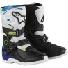 Boty TECH 3S KIDS, ALPINESTARS, dětské (bílá/černá/modrá) 2024