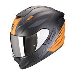 Moto přilba SCORPION EXO-1400 EVO II AIR LUMA matná černo/oranžová