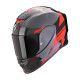 Moto přilba SCORPION EXO-R1 EVO CARBON AIR RALLY černo/červená