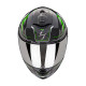 Moto přilba SCORPION EXO-1400 EVO II CARBON AIR MIRAGE matná černo/zelená