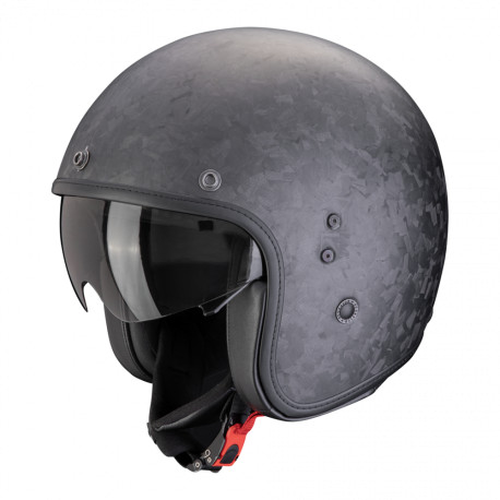 Moto přilba SCORPION BELFAST EVO ONYX CARBON matná černá