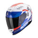 Moto přilba EXO-520 EVO AIR TITAN bílo/modro/červená
