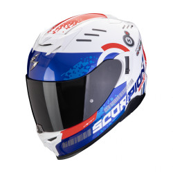 Moto přilba EXO-520 EVO AIR TITAN bílo/modro/červená