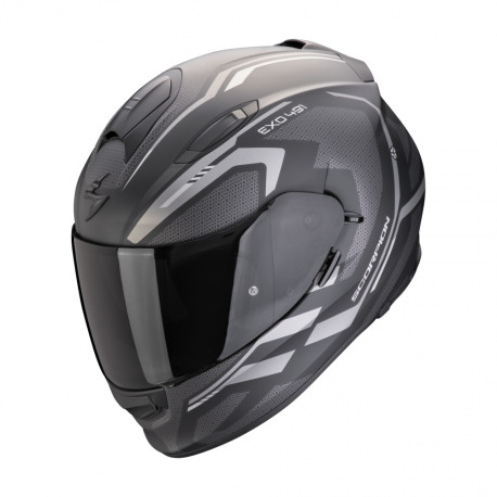 Moto přilba SCORPION EXO-491 KRIPTA matná černo/stříbrná