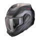 Moto přilba SCORPION EXO-TECH EVO PRO COMMUTA matná černo/stříbrná
