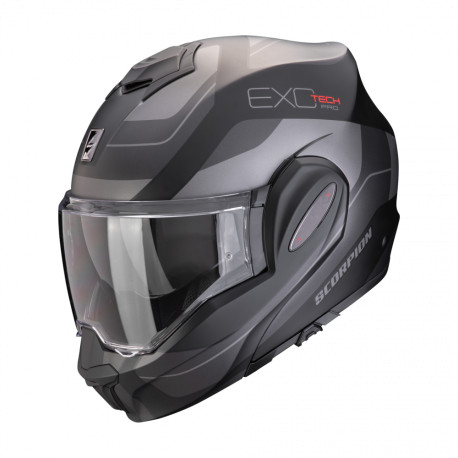 Moto přilba SCORPION EXO-TECH EVO PRO COMMUTA matná černo/stříbrná