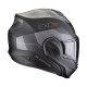 Moto přilba SCORPION EXO-TECH EVO PRO COMMUTA matná černo/stříbrná