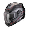 Moto přilba SCORPION EXO-TECH EVO PRO COMMUTA černo/stříbrno/červená