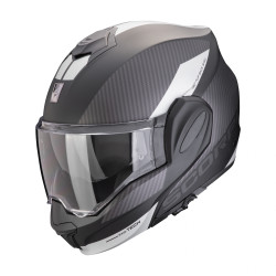 Moto přilba SCORPION EXO-TECH EVO TEAM matná černo/stříbrná