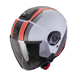 Moto přilba SCORPION EXO-CITY II VEL matná šedo/červená