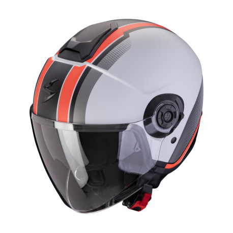 Moto přilba SCORPION EXO-CITY II VEL matná šedo/červená