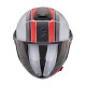 Moto přilba SCORPION EXO-CITY II VEL matná šedo/červená