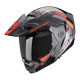 Moto přilba SCORPION ADX-2 GALANE stříbrno/černo/červená