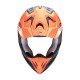 Moto přilba SCORPION VX-22 AIR BETA matná modro/oranžová