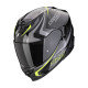 Moto přilba SCORPION EXO-520 EVO AIR TERRA černo/stříbrno/fluo žlutá