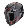 Moto přilba SCORPION EXO-520 EVO AIR TERRA černo/stříbrno/červená