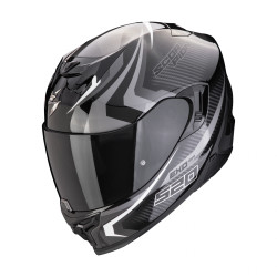Moto přilba SCORPION EXO-520 EVO AIR TERRA černo/stříbrno/bílá