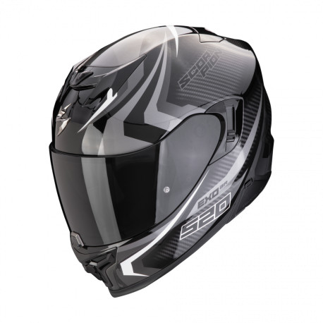Moto přilba SCORPION EXO-520 EVO AIR TERRA černo/stříbrno/bílá