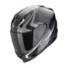 Moto přilba SCORPION EXO-520 EVO AIR TERRA černo/stříbrno/bílá