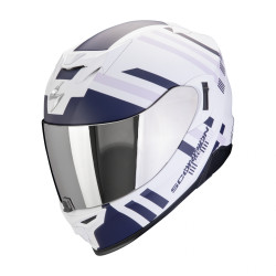 Moto přilba EXO-520 EVO AIR BANSHEE matná bílo/modro/fialová