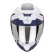 Moto přilba EXO-520 EVO AIR BANSHEE matná bílo/modro/fialová
