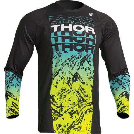 Motokros dres Thor Sector Atlas černý/žlutý - VÝPRODEJ