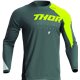 Motokros dres Thor Sector Edge šedý/žlutý - VÝPRODEJ