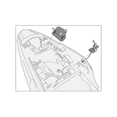 1121KIT sada pro montáž PL/PLX 1121 bez 1121 FZ pro Honda CB 500 X (13-23)