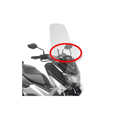 D2123KIT specifická montážní sada pro plexi 2123DT pro Yamaha N-Max 125-155 (15-20)