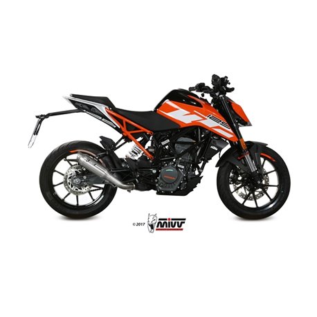 Moto výfuk MIVV KTM 125 / 390  DUKE 2017 - GP Inox