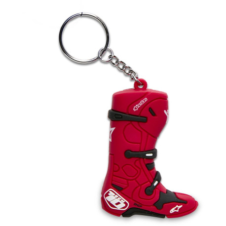 Klíčenka NEW TECH 10 BOOT, ALPINESTARS (červená)