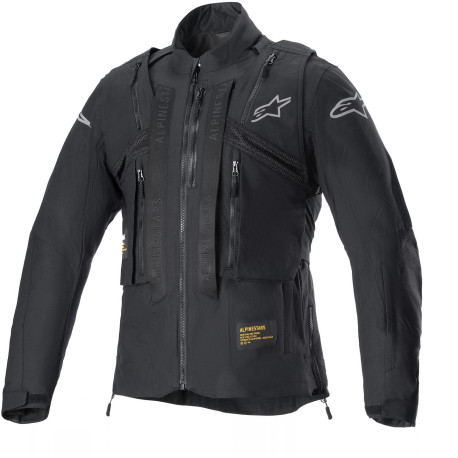 Bunda TECHDURA, ALPINESTARS (černá/reflexní) 2024