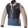 Bunda TECHDURA, ALPINESTARS (černá/hnědá/tmavě modrá) 2024