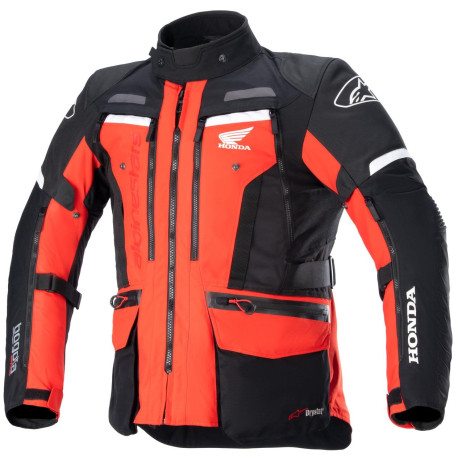 Bunda BOGOTA PRO DRYSTAR HONDA kolekce, ALPINESTARS (červená fluo/černá) 2024