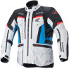 Bunda BOGOTA PRO DRYSTAR HONDA kolekce, ALPINESTARS (světle šedá/červená fluo/modrá/černá) 2024
