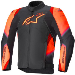 Bunda T-SP 1 2 WATERPROOF, ALPINESTARS (černá/červená fluo) 2026