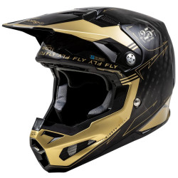 Přilba FORMULA S CARBON, FLY RACING - USA (černá/zlatá)