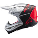 Přilba SUPERTECH S-M10 FLOOD, ALPINESTARS (stříbrná/černá matná/oranžová fluo) 2024