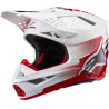Přilba SUPERTECH S-M10 UNITE, ALPINESTARS (červená/bílá) 2024
