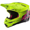 Přilba SUPERTECH S-M10 UNITE, ALPINESTARS (žlutá fluo/černá/růžová) 2024