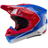 Přilba SUPERTECH S-M10 AEON, ALPINESTARS (červená fluo/modrá) 2024