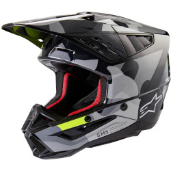 Přilba S-M5 ROVER 2, ALPINESTARS (tmavě šedá/žlutá fluo) 2024